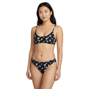 Braguitas de mujer transpirables personalizadas para uso diario, sin costuras, de tiro medio, lisas, tipo tanga, bikini, de elastano y nailon, OEM y ODM - Product Image 6