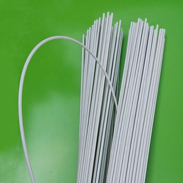 Produktbild von 2 Stück Fiberglas-Flachstäbe – 500 Mm, 20x3 Mm, Weiß-grün, Für Verstrebungen, Modellbau & DIY-Projekte