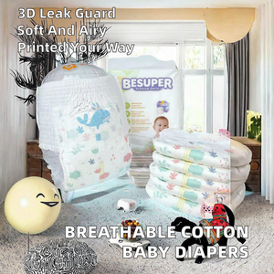 Pannolini usa e getta <span class=keywords><strong>Baron</strong></span> S-XXL in cotone traspirante con protezione 3D contro le perdite, design personalizzato, dalla neonatazione alle taglie per adulti - Product Image 2