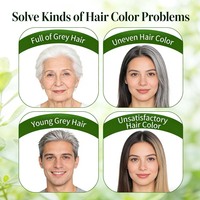 Shampoo colorant capillaire naturel, protège les fibres capillaires, protège contre la chute des cheveux, protège contre les démangeaisons du cuir chevelu, sans parabène