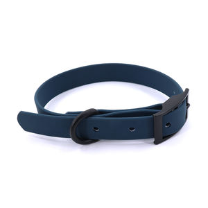 간단한 스타일 친환경 개 목걸이 짧은 가죽 끈 <span class=keywords><strong>PVC</strong></span> 실리콘 소재 편안함 개인화 옵션 패딩 애완 동물 액세서리 - Product Image 1