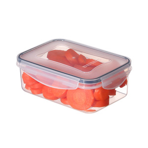 经典风格午餐盒套装，带食品级塑料零食和干货收纳罐，木质塑料盖子，厨房收纳盒 - Product Image 4