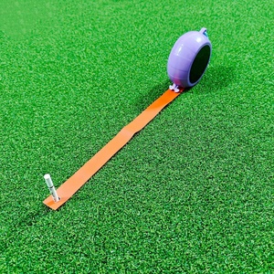 Règle de distance de putting et de chipping SwingPerfect <span class=keywords><strong>Golf</strong></span>, ruban à mesurer rétractable 7,5 m, bande en tissu, trous pour tees, portable, ambidextre - Product Image 3