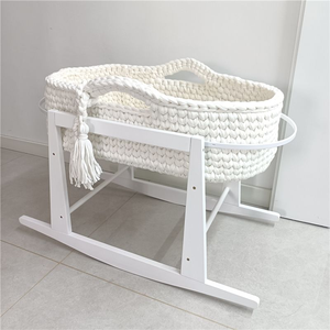 Cesta Moisés de Algodón Hecha a Mano en Europa, Ecológica, Duradera y Multifuncional, Cesta Cambiador para Bebés Recién Nacidos - Product Image 4