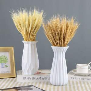 प्रत्यक्ष कारखाने की बिक्री हस्तनिर्मित सोने के कान गुलकेट जौ सूखे फूल की टोकरी थोक विवाह फूल की टोकरी गेहूं - Product Image 3