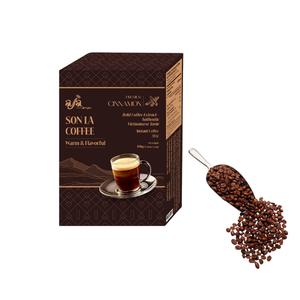 El mejor vendedor Son La Café instantáneo Cálido y sabroso Versátil 3 en 1 Café instantáneo Etiqueta privada Hecho en Vietnam Café dorado - Product Image 1