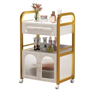 High-quality Classic Best-selling High-end Beauty Salon Special <b>Trolley</b> Manicure Shelf <b>Tools</b> <b>Trolley</b> Hairdressing Rack - Product Image 1