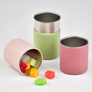 Vaso infantil premium de acero inoxidable, duradero, ideal para regalos de fiesta, vaso de acero con funda. - Product Image 4
