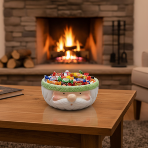 Рождественские тарелки для закусок и соусов, керамический набор для закусок с Дедом Морозом, тарелки для десертов, фруктов, салатов, соусники, миски - Product Image 4