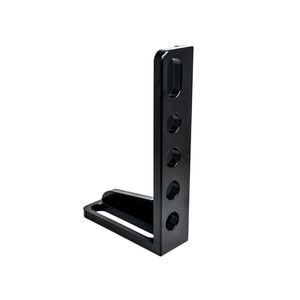 Golpeador izquierdo cuadrado SteelMax GPPH de 300x190mm, grosor de 15mm, agujeros de 28mm - Product Image 3