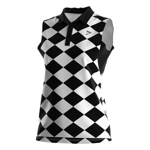 Polo sin Mangas para Mujer, de Secado Rápido, Transpirable, Corte Ajustado, para Deportes de Verano, Golf, Tenis, Casual - Product Image 1