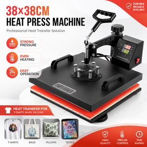 Kuercolor A3 - Nueva Máquina Manual de Prensa de Calor para Camisetas 38x38cm para Impresión DTF y Planchado - Product Image 1