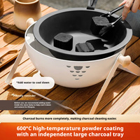 Barbecue portable au charbon de bois, brasero d'extérieur et d'intérieur, chauffage pour patio, cuisinière de camping