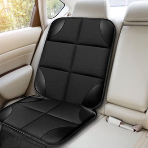 Fundas para Asientos de Coche, Negras, de PVC Antideslizante, Rectangulares, Protectoras para Mascotas en el Asiento Trasero, con Bolsillos de Almacenamiento para la Protección del Interior del Coche - Product Image 2