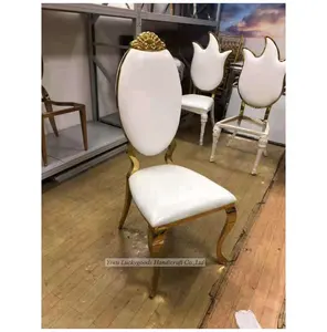 CY210511-21 Luxury stainless steel PU/velvet dining chair for wedding banquet event home dining