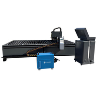 Machine de découpe plasma CNC industrielle robuste pour tôles métalliques de 10 mm, acier et aluminium, 1300 mm x 2500 mm - Promotion