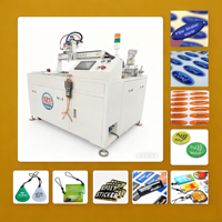 Máquina Automática de Recubrimiento de Domo 3D para Etiquetas, Adhesivos, Insignias con Epoxi PU 2K