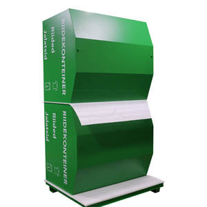 JDY 1001 Cubo Rectangular de Acero para Almacenamiento Público al Aire Libre, Caja de Almacenamiento de Reciclaje para Donación de Ropa de Pie, Uso de Residuos - Product Image 4