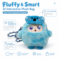 Robot en peluche interactif musical chantant et dansant avec IA, 5 couleurs, certifié CE CPC, chargement rapide USB-C, vente en gros, OEM ODM, cadeau pour enfants