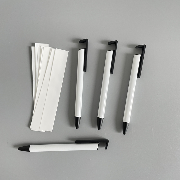 Лидер продаж, съемный алюминиевый держатель для мобильного телефона с сублимационной печатью, шариковый карандаш