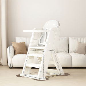 Vente en gros de <span class=keywords><strong>chaise</strong></span> haute portable en plastique pour enfants <span class=keywords><strong>rehausseur</strong></span> de salle à manger hauteur réglable maison maternelle apprentissage des tout-petits pour la maison - Product Image 2