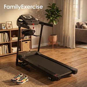 Tapis roulant électrique pliable à vitesse réglable en continu pour la maison, machine à marcher, <span class=keywords><strong>escalade</strong></span> silencieuse, équipement de fitness d'intérieur, perte de poids - Product Image 2