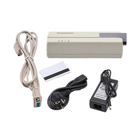 Lecteur de bande magnétique USB de haute qualité en gros, 2 pistes, 3 pistes, lecteur/programmeur de carte à bande magnétique MRC, lecteur magnétique EMV