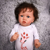 Poupée bébé réaliste Saskia 58 cm en vinyle souple, jouet DIY fait main pour enfants, bébés réalistes et tendance pour filles