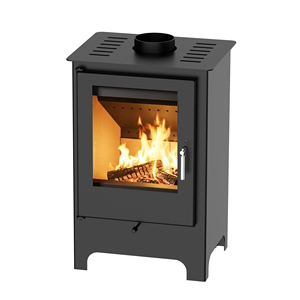 Poêle à bois d'intérieur compact et écologique EN16510 CE ROHS R0603A 5,5 kW pour le chauffage et le réchauffement avec alimentation en air secondaire - Product Image 1