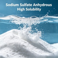 Sulfate de sodium anhydre de haute pureté de la marque Maoxing, prix par tonne pour la fabrication de savon
