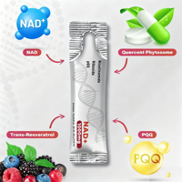 Mélange de Boissons OEM de Haute Qualité NAD+ 1000mg Saveur Baies pour la Santé de la Peau, l'Énergie et la Concentration - 30 Sachets