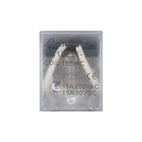 Relais de puissance miniature à usage général Asiaon AS13FW 1Z 8 broches 5A 250VAC DPDT 2CO avec support de montage sur rail DIN intermédiaire