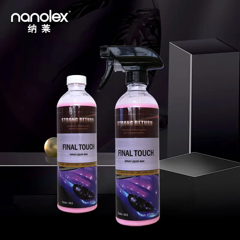 Nanolex 403 Car Care Magic productos para el cuidado del automóvil OEM lavado sin agua y kit de limpieza de automóviles en aerosol de cera con etiqueta privada