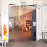 Meilleures ventes : Portes battantes isolées en PVC pour chambres froides, portes battantes industrielles flexibles en PVC pour entrepôts