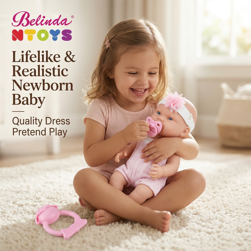 Belinda Dolls Set Lifelike Newborn Baby