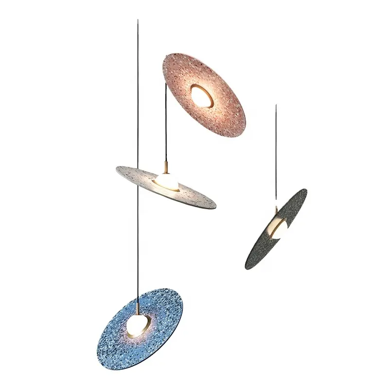 Bentu PLANET Original design universe terrazzo lighting trendy chandelier led pendant lamp for decor light