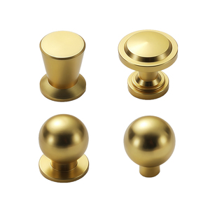 Modern Solid Brass <strong>Door</strong> Drawer <strong>Knob</strong> Handles Wholesale Mushroom Cabinet Furniture <strong>Knobs</strong> - Product Image 1