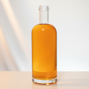 Bouteille en verre givré vide à prix abordable pour spiritueux (gin, <span class=keywords><strong>rhum</strong></span>, tequila, vodka 700ml, whisky, brandy 750ml) avec bouchon en liège - Product Image 4