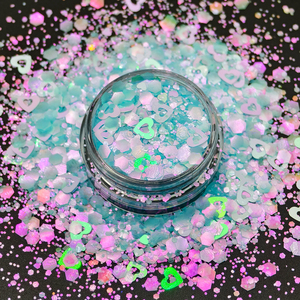 14 couleurs <span class=keywords><strong>de</strong></span> paillettes holographiques en forme <span class=keywords><strong>de</strong></span> cœur 3D, flocons <span class=keywords><strong>de</strong></span> paillettes rouges pour les lèvres, les ongles, les décalcomanies pour la Saint-Valentin, décoration des yeux, artisanat DIY - Product Image 3