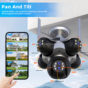 Cámara <span class=keywords><strong>IP</strong></span> PTZ Inalámbrica WiFi para el Hogar, OEM, 24MP, 12K, Seis en Uno, Zoom Óptico de 10X, CCTV, Cámara de Seguridad WiFi para Exteriores - Product Image 3