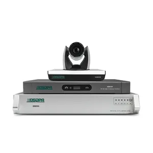 Sistem konferensi Video HD saluran 9/16/24/10-40/40-128, sistem konferensi video jarak jauh MCU