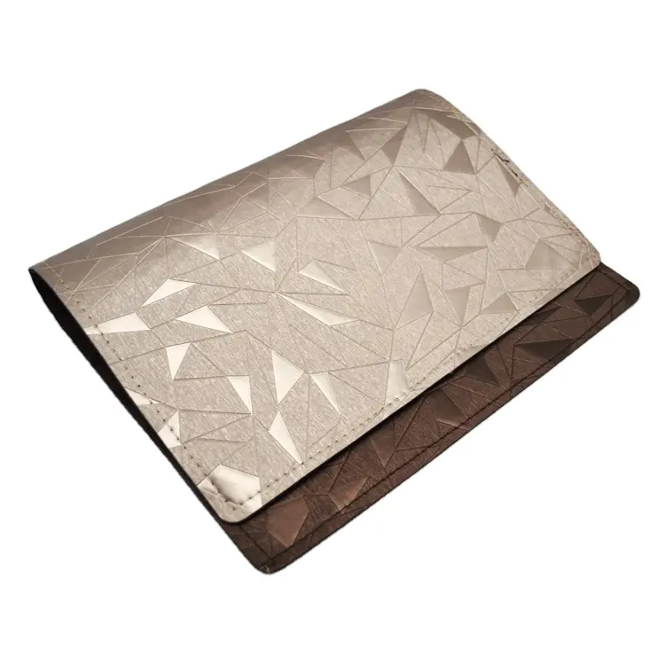 Pu โรงแรมรูปไข่ Placemat Embossed Double ออกแบบหนัง Placemats