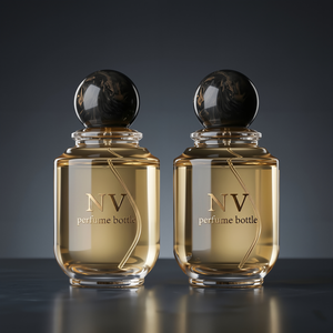 Flacon de parfum en verre cylindrique de haute qualité 100 ml, flacon de parfum vide avec logo personnalisé, avec boîte cadeau, vaporisateur à pompe, fournisseur OEM ODM - Product Image 3