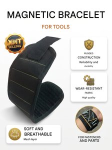 Bracelet magnétique robuste pour outils, maintient les clous, vis et boulons en place pour les amateurs <span class=keywords><strong>de</strong></span> bricolage - Product Image 5