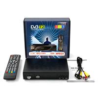 Receptor de TV Terrestre DVB-T2 1080p HD H.264/MPEG-4 DivX para USB 2.0 EPG Subtítulos en Varios Idiomas 600 Canales Doble Núcleo Control Remoto IR