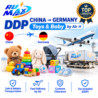 Expédition aérienne DDP Chine-Allemagne pour jouets, produits pour bébés, vendeurs en gros Amazon FBA