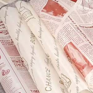 Single-Sided Biodegradable Thin <b>Paper</b> <b>Burger</b> Deli Food Wrapper Oil Resistant Sandwich <b>Wrap</b> for Bread for Eco-Friendly Storage - Product Image 3