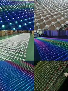 Üretici P50 açık LED ızgara reklam ekran noktası ışıkları PVC malzeme ile IP66 su geçirmez 100 LEDs - Product Image 5