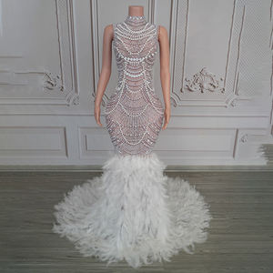 Нованс Y3710-E трендовые дропшиппинг товары без рукавов Дешевые платья для выпускного вечера 2025 элегантные с кристаллами модная женская одежда для вечеринки - Product Image 1