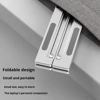 Support pour ordinateur portable en aluminium réglable à 7 niveaux compatible avec les supports et supports de bureau pour ordinateurs portables de 9 à 15.6 pouces
